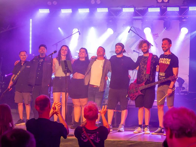 Change of Direction bei einem Stadtfest
